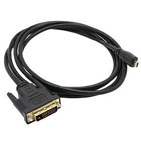 HDMI Cable,Micro HDMI to DVI DVI-D 24+1 Cable Male to Male 1.8m/6ft