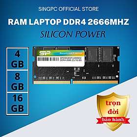 Mua RAM Laptop Silicon Power 4GB 8GB 16GB DDR4 2666MHz CL19 SODIMM - Hàng chính hãng