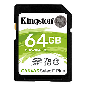 Mua Thẻ nhớ Kingston SD Canvas Select Plus 64GB - Hàng Chính Hãng