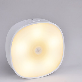 LED Light Control USB Rechargeable Wall Lamp Motion Sensor Activated Night Light for Bedroom Corridor Cabinet