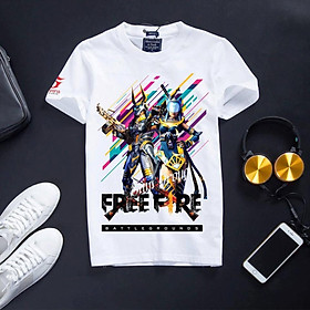 Áo Thun Free Fire Cực Đẹp Vải Cotton - Thẻ Vô Cực Mùa 10