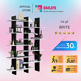 Mua Kệ sách dùng từ gỗ cho gia đình SMLIFE Brite