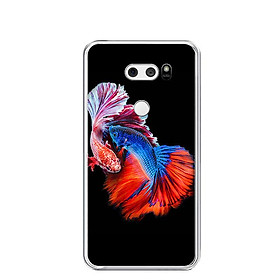 Ốp lưng dẻo cho điện thoại LG V30 - 0222 FISHCOUPLE - Hàng Chính Hãng