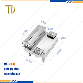 Khóa túi xách, khóa cài túi xách, khóa sập túi xách cao cấp công nghệ Mạ điện độ bền 5-8 năm