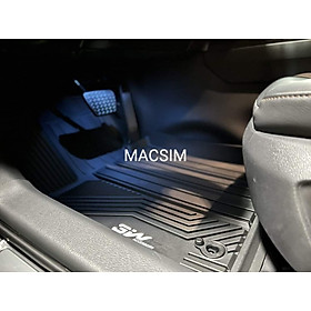 Hình ảnh Thảm lót sàn xe ô tô TOYOTA NEW CAMRY 2018- 2022+ Nhãn hiệu Macsim 3W chất liệu nhựa TPE đúc khuôn cao cấp màu đen