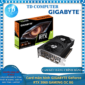 Card màn hình GIGABYTE GeForce RTX 3060 GAMING OC 8G (GV-N3060GAMING OC-8GD) - Hàng chính hãng Viễn Sơn phân phối
