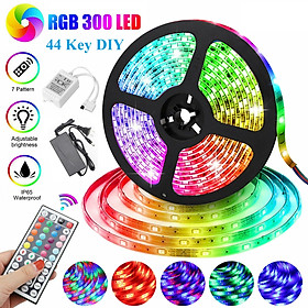 Mua Đèn led Tiktok Đổi Màu RGB cuộn 5m 5050 Có Điều Khiển Từ Xa 44 Phím (Silicon Chống Nước)