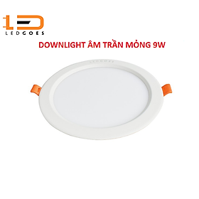 Mua Đèn LED âm trần siêu mỏng LEDGOES 9W lỗ khoét 120mm