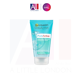 Sữa rửa mặt làm sáng da Garnier Pure Active Daily Deep Pore Wash 150ml (Bill Anh)