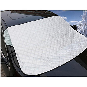 Tấm bạt che chắn nắng ngoài kính lái ô tô tráng phủ một lớp nhôm chống nóng cách nhiệt cho xe oto Phù hợp với mọi xe