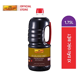 Xì dầu đặc biệt lee kum kee premium dark soy sauce 1,75l