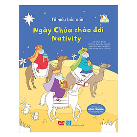 [Download Sách] Tô Màu Bóc Dán - Ngày Chúa Chào Đời - Nativity