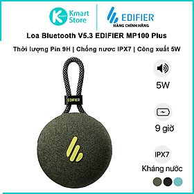 Loa Không dây Bluetooth 5.3 EDIFIER MP100 Plus | Công suất 5W | Chống nước IPX7 | Bảo hành 12 tháng - Hàng Chính Hãng