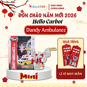 Đồ Chơi Mô Hình Lắp Ráp Xe Hơi Biến Hình HELLO CARBOT Mini Dandy Ambulance