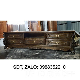 Kệ tivi gỗ sồi đen