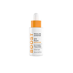 Tinh chất làm sáng da chống lão hóa Vitamin C Paula's Choice C15 Super Booster 20ml (Nhập khẩu)