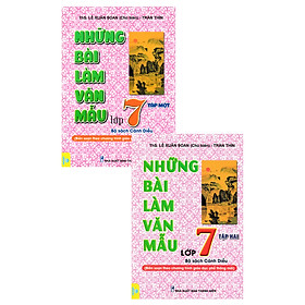 Combo Những Bài Làm Văn Mẫu Lớp 7 - Tập 1 + Tập 2 Bộ Sách Cánh Diều - ND