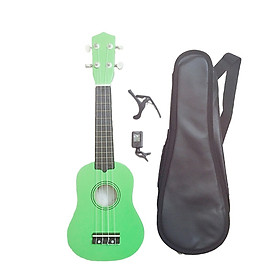 Hình ảnh Đàn Ukulele Soprano Woim 35A15 tặng kèm bao da, capo nâng tông và máy lên dây điện tử