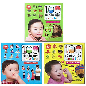 Sách – Combo 3 cuốn 100 từ đầu tiên của bé (Bìa mềm) – ndbooks