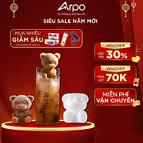 Mua Khuôn Làm Đá Silicon Hình Gấu Bông Đáng Yêu - Giữ Lạnh Tốt Và Tạo Hình Bắt Mắt