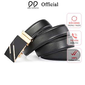 Thắt Lưng/Dây Nịt Nam Bản To Da D&D Fashion - hai sọc vàng