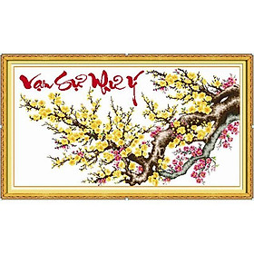 Mua Tranh thêu chữ thập Vạn Sự Như Ý             DLH-222698
