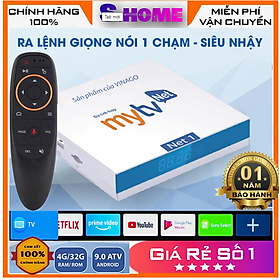 Android Box Mytv net  Phiên bản Ram 2G/16G 4G/32G có điều khiển giọng nói - Xem 200 Kênh truyền hình miễn phí - Hàng Chính Hãng
