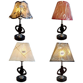 Mua Đèn ngủ thân gỗ cao cấp- Để đầu giường- Đèn ngủ để bàn khách sạn- Decor  trang trí- 8053