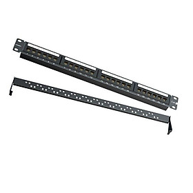 Ugreen UG70423NW127TK Cat6 UPT 24 cổng màu đen Patch Panel Integrated Ethernet rack - HÀNG CHÍNH HÃNG