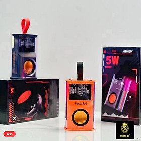 Mua Loa bluetooth trong suốt có đèn A36 không dây có đèn led nháy theo nhạc bass rung cực đẹp - hàng chính hãng Vinetteam