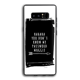 Ốp lưng Harry Potter cho điện thoại Samsung Galaxy Note 8 - Viền TPU dẻo - 02043 7780 HP02 - Hàng Chính Hãng