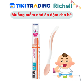 Muỗng mềm nhỏ ăn dặm cho bé T.L.I Richell (Hồng)