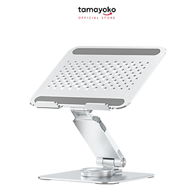 Mua Giá Đỡ Máy Tính  Laptop Chất Liệu Hợp Kim Nhôm Cao Cấp Điều Chỉnh Chiều Cao Xoay 360 Độ. Hỗ Trợ Tản Nhiệt Chống Mỏi Cổ  Vai  Gáy. Hàng Chính Hãng Tamayoko
