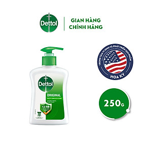 Nước rửa tay Dettol kháng khuẩn hương tinh dầu thông - Chai 250g