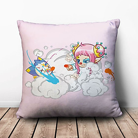 Gối Ôm Vuông Cặp Đôi Quẹt Màu GVCP271 (36 x 36 cm)