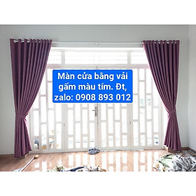 Mua Bộ Màn Cửa Phòng Khách Ngang 5m x Cao 2 7m Chia 2 Tấm Vén Sang 2 Bên