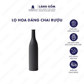 Mua Bình hoa  lọ hoa Gốm sứ Bát Tràng cao cấp  dáng chai rượu dùng làm quà tặng  trang trí - Làng Gốm Bát Tràng