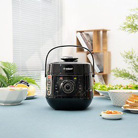 Nồi áp suất điện lòng nồi Inox 304 Kalpen P7 dung tích 3L công suất 700W bảo hành 2 năm - Hàng chính hãng