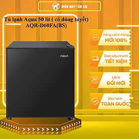 Mua Tủ lạnh Aqua 50 lít ( có đóng tuyết) AQR-D60FA(BS) - HÀNG CHÍNH HÃNG - CHỈ GIAO HCM
