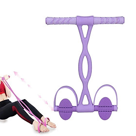 Multifunction Elastic Yoga Pedal Puller Resistance Band, TPR Latex Tension Rope Fitness, for Ab Waist Arm Leg Stretching  Training Equipment