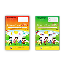 Sách - Combo Vở Bài Tập Toán Lớp 3 - Tập 1 + 2 ( Cánh Diều )