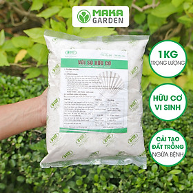Vôi sò hữu cơ Điền Trang túi 2kg giúp cải tạo đất trồng