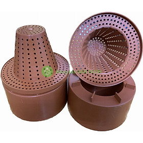 COMBO 5 Cốc điều hòa thông minh loại vừa 17x14x10cm - Phụ kiện trồng Lan thông minh cho HOA PHONG LAN