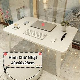 Bàn học gấp gọn ngồi bệt bàn học làm việc tiện ích học sinh sinh viên chân nhựa cứng 40x60cm