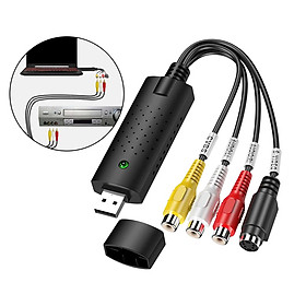 Portable Easy to Lock USB 2.0 Audio Video  Card Adapter VHS to DVD Video  Converter for Win7 / 8 / XP / Vista