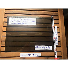 Mua phim phân cực 20 in vuông dùng để dán màn hình LCD  tivi  hmi laptop  điện thoại tặng dao khăn lau hướng dẫn dán