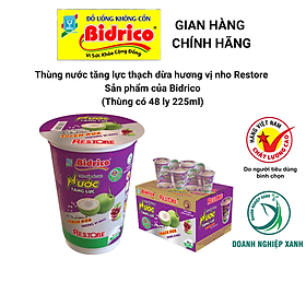 Nước Tăng Lực Ly Restore ( Thùng 48 ly 225ml ) - Sản phẩm của Bidrico