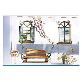Decal cửa sổ cổ tích PK144