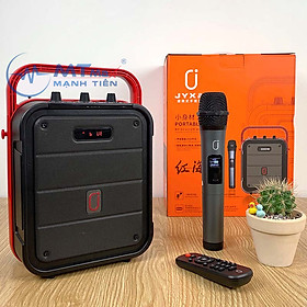 Mua Loa karaoke JYX MS61BT - Loa xách tay mini du lịch tiện lợi - Tặng kèm 1 micro không dây - Đầy đủ kết nối Bluetooth  AUX  USB  TF card  FM - Có thể thay thế loa trợ giảng - Thiết kế đẹp mắt  âm thanh trầm ấm  sắc nét - Hàng nhập khẩu