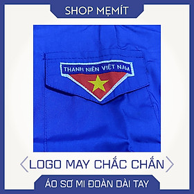 Sale size đại 81-95 kg Áo Đoàn thanh niên Việt Nam-Sơ mi dài tay